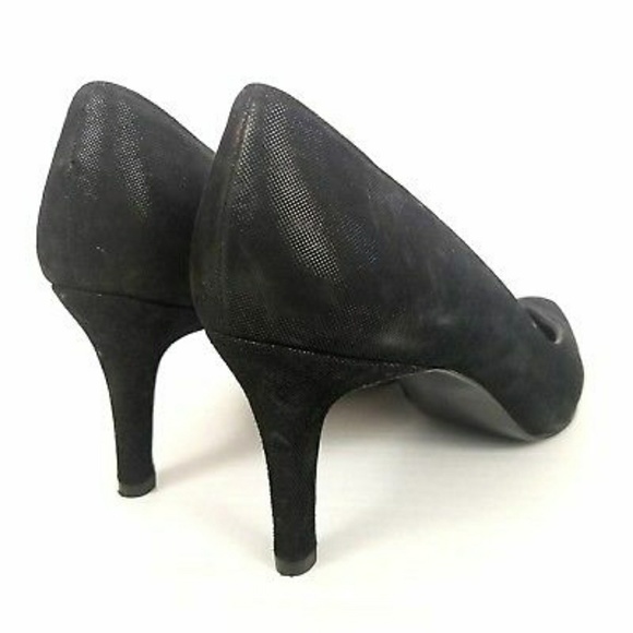 Stuart Weitzman Heels 9.5AA Pumps Black Classy - Picture 6 of 8